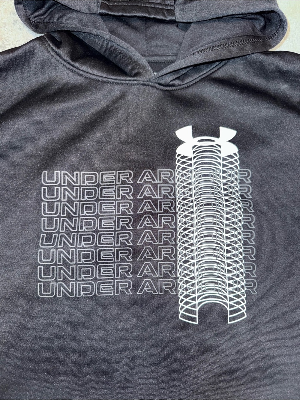 Under Armour Kids Blue and Black Hoodie and Sweatshirt Bundle Size Youth Large - Picture 3 of 9